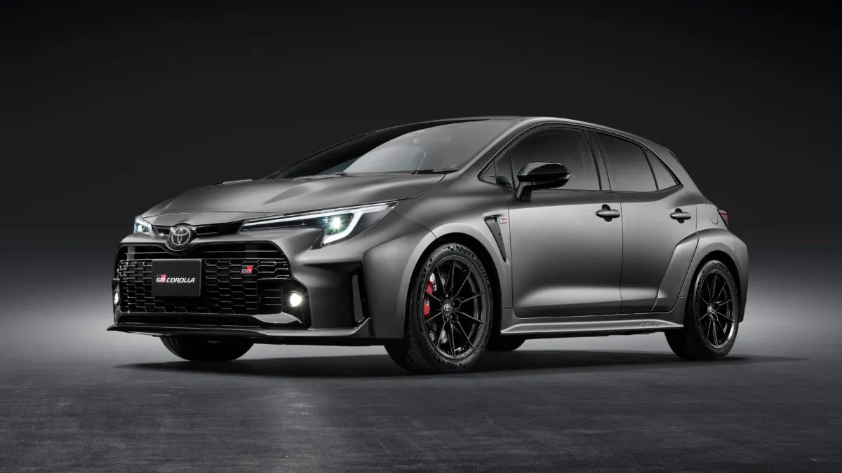 Toyota Unveils Track Focused Two Seater GR Corolla - Black Toyota