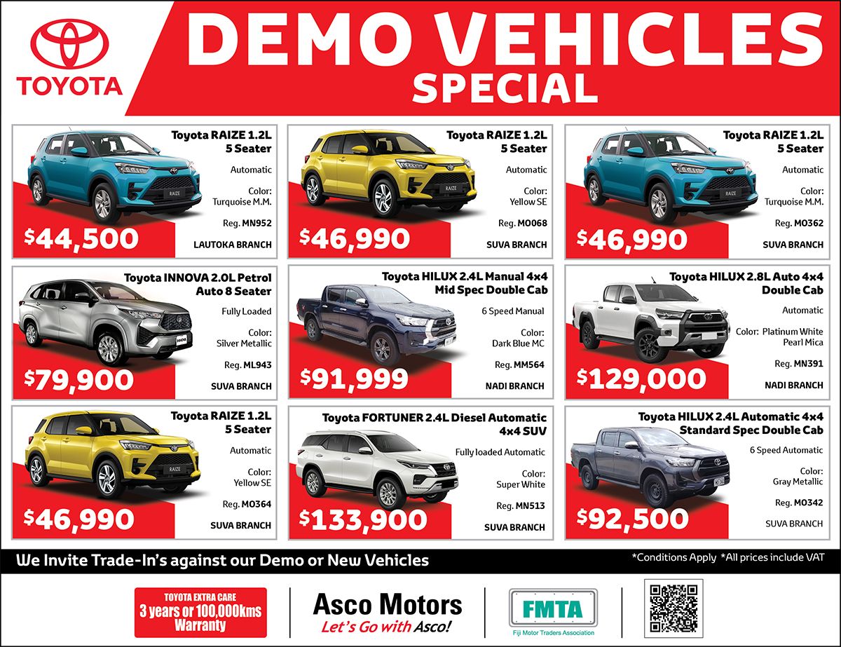 Toyota Specials Fiji | Asco Motors Fiji